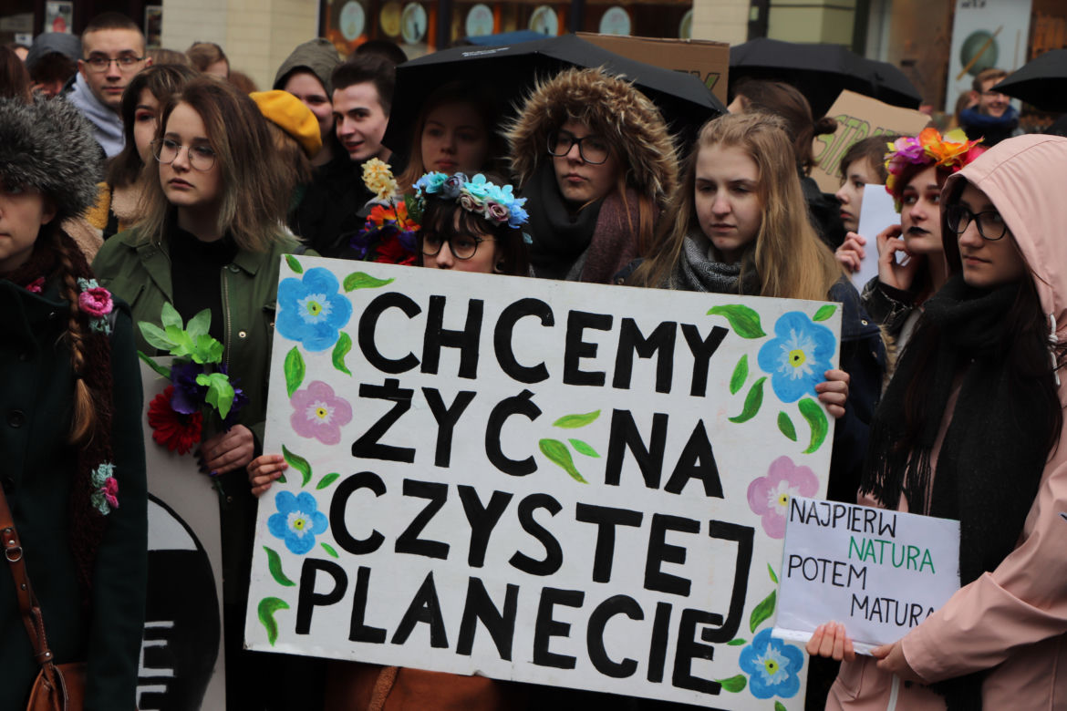 Młodzieżowy Strajk Klimatyczny w Toruniu