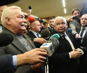 Kaczyński i Wałęsa w sądzie