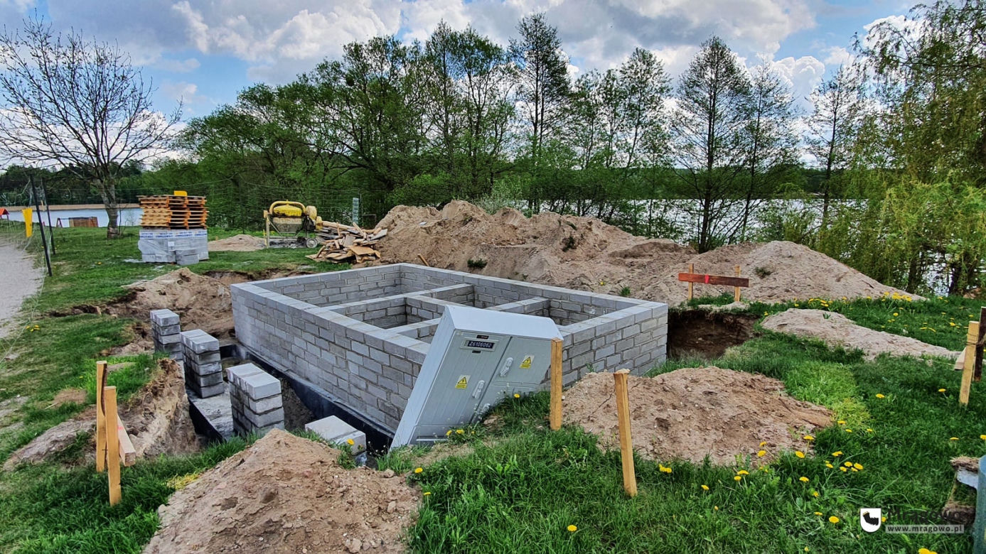 Mazurska Pętla Rowerowa. Budowa miejsca obsługi rowerzystów i dwóch wież widokowych w Mrągowie