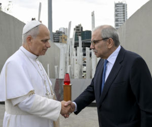 Leon XIV modlił się w miejscu wybuchu w porcie w Bejrucie z 2020 roku