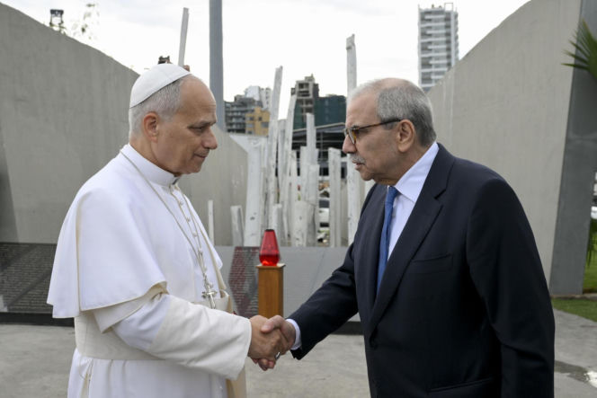 Leon XIV modlił się w miejscu wybuchu w porcie w Bejrucie z 2020 roku