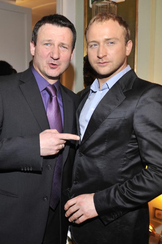 Robert Więckiewicz i Borys Szyc