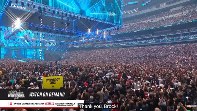 Brock Lesnar we łzach pożegnał się z kibicami