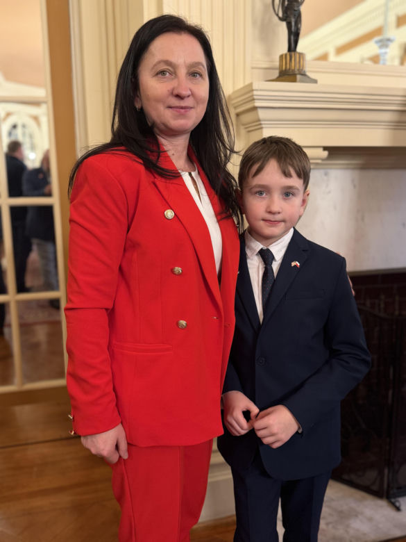 Wręczenie Krzyża Wielkiego Orderu Zasługi RP rodzicom Michaela Ollisa w Waszyngtonie, DC