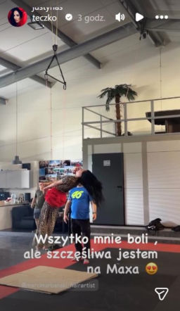Steczkowska na próbach przed Opolem