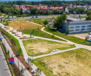 Park nad Południową Obwodnicą Warszawy w Warszawie