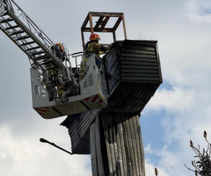 Pożar krzyża Mokotów