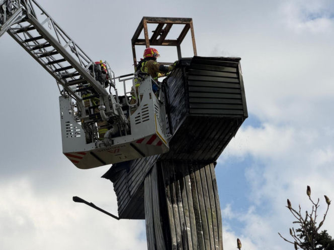 Pożar krzyża Mokotów