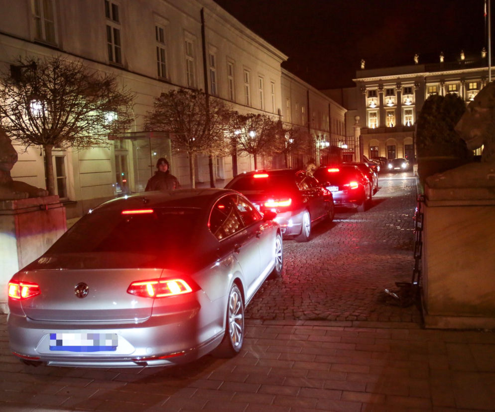 Wieczorne spotkanie Andrzeja Dudy z PiS w pałacu prezydenckim