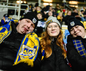 Arka Gdynia - Lechia Gdańsk: Zdjęcia kibiców z derbów Trójmiasta w ramach 23. kolejki PKO BP Ekstraklasy