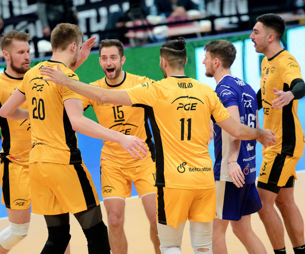 Siatkówka, Liga Mistrzów, Skra Bełchatów, siatkarze, Grzegorz Łomacz