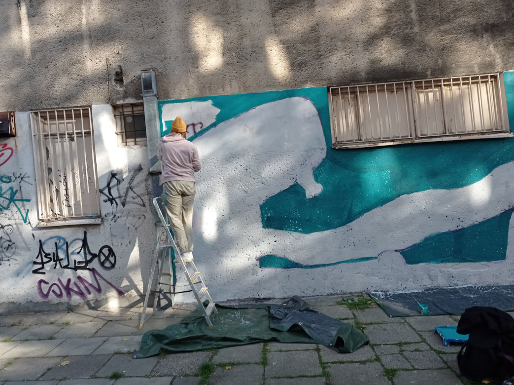 Nowy mural w centrum Szczecina