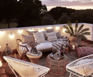 Balkon w romantycznym stylu