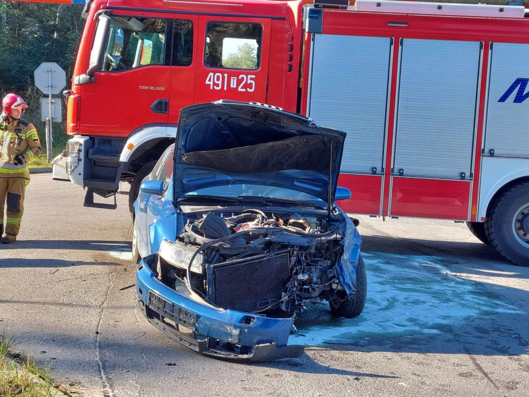 Wypadek na terenie SSE Starachowice