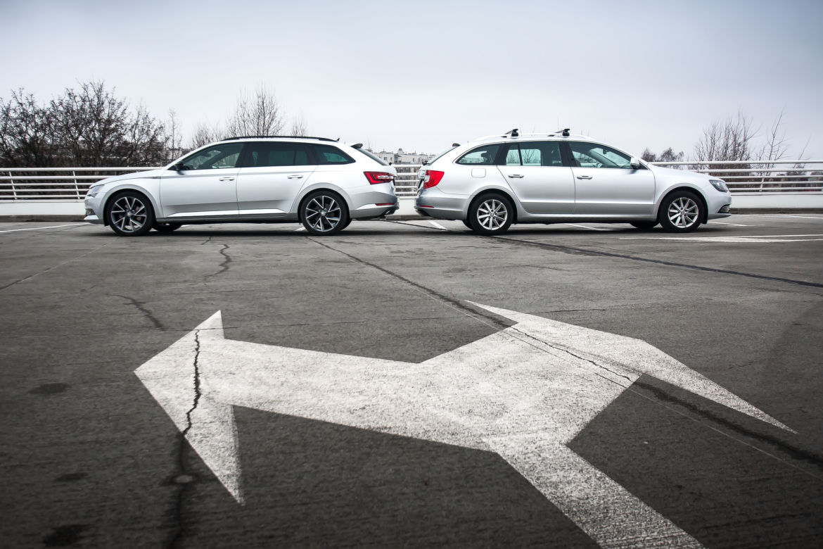 Skoda Superb Combi 2.0 TDI: dwie generacji dużego kombi segmentu D
