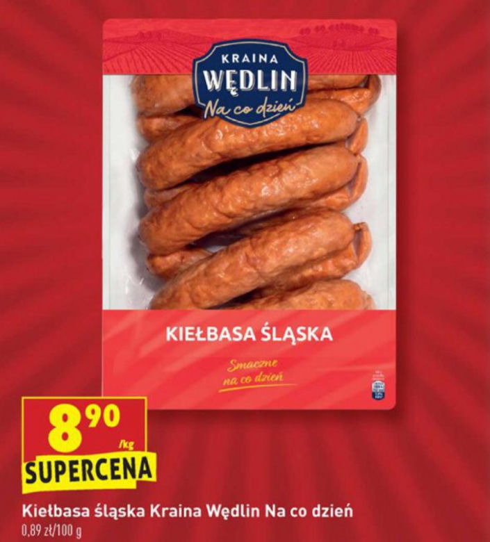 kiełbasa śląska 8,90 zł/kg