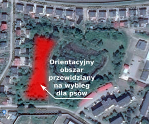 Obszar pod wybieg dla psów