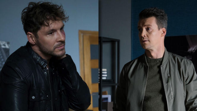 M jak miłość odc. 1923. Marcin (Mikołaj Roznerski), Jakub Karski (Krzysztof Kwiatkowski)