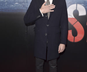 Hubert Urbański na premierze filmu Służby Specjalne