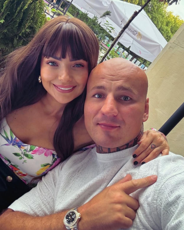 Artur Szpilka z ukochaną Kamilą Wybrańczyk