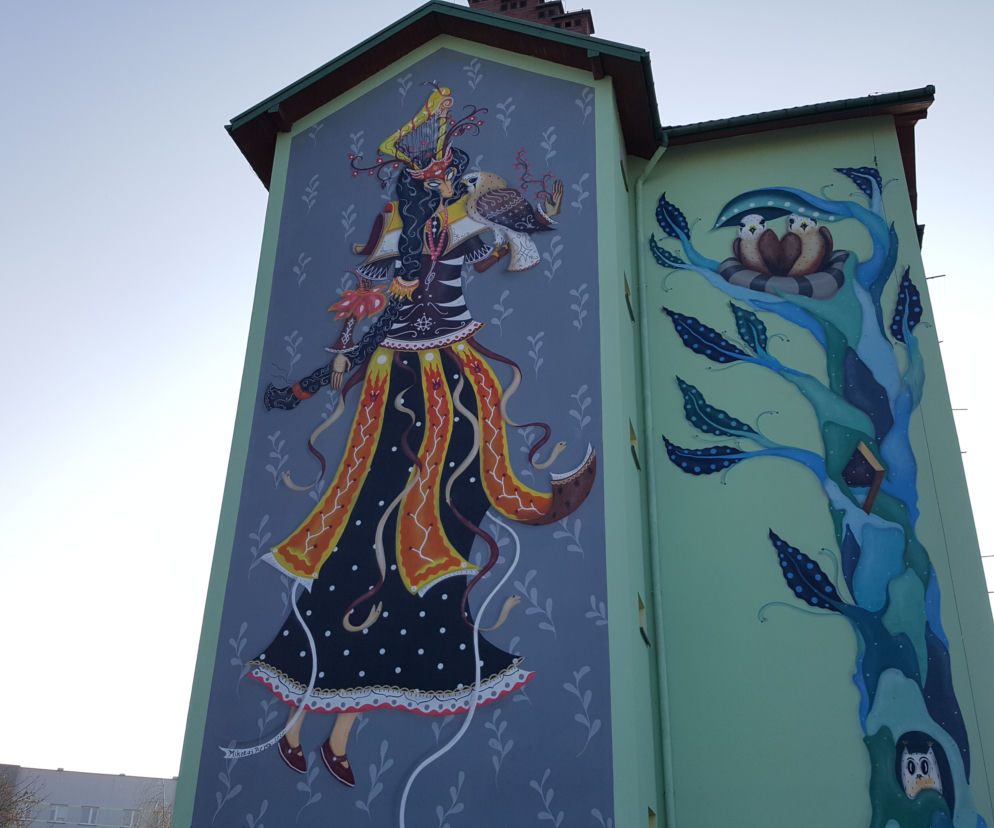 Murale namalowane w ramach pleneru artystycznego