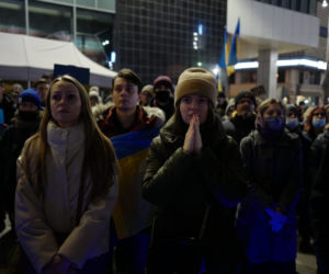 Wojna na Ukrainie. Protest w Katowicach [ZDJĘCIA]