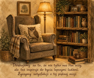 Kartka z życzeniami na Dzień Nauczyciela
