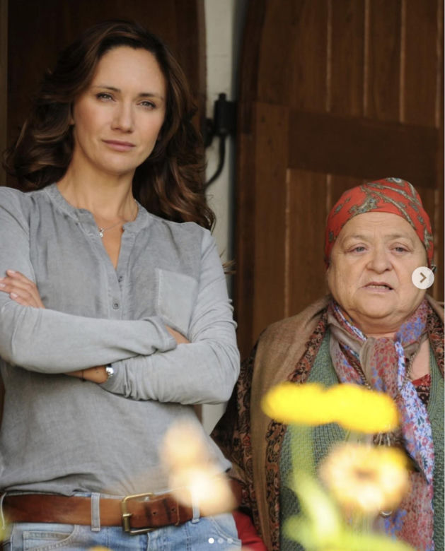Ranczo. Lucy (Ilona Ostrowska), Babka (Grażyna Zielińska)