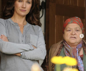 Ranczo. Lucy (Ilona Ostrowska), Babka (Grażyna Zielińska)
