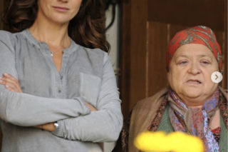 Ranczo. Lucy (Ilona Ostrowska), Babka (Grażyna Zielińska)