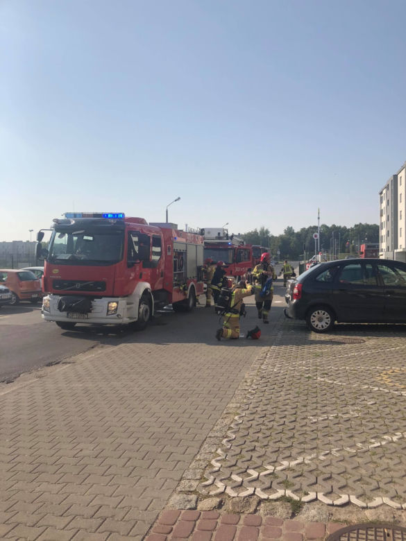Opole, pożar Sopelka na ul. Bielskiej