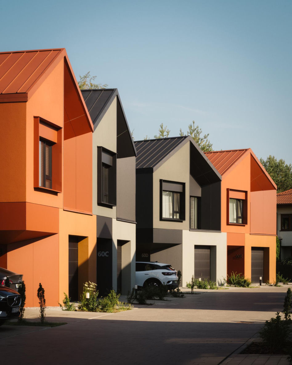 Zespół 10 domów jednorodzinnych, ul. Borków 58, Warszawa