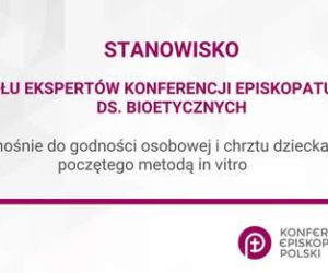 Zespół ekspertów KEP ds. o godności osobowej i chrzcie dziecka poczętego in vitro