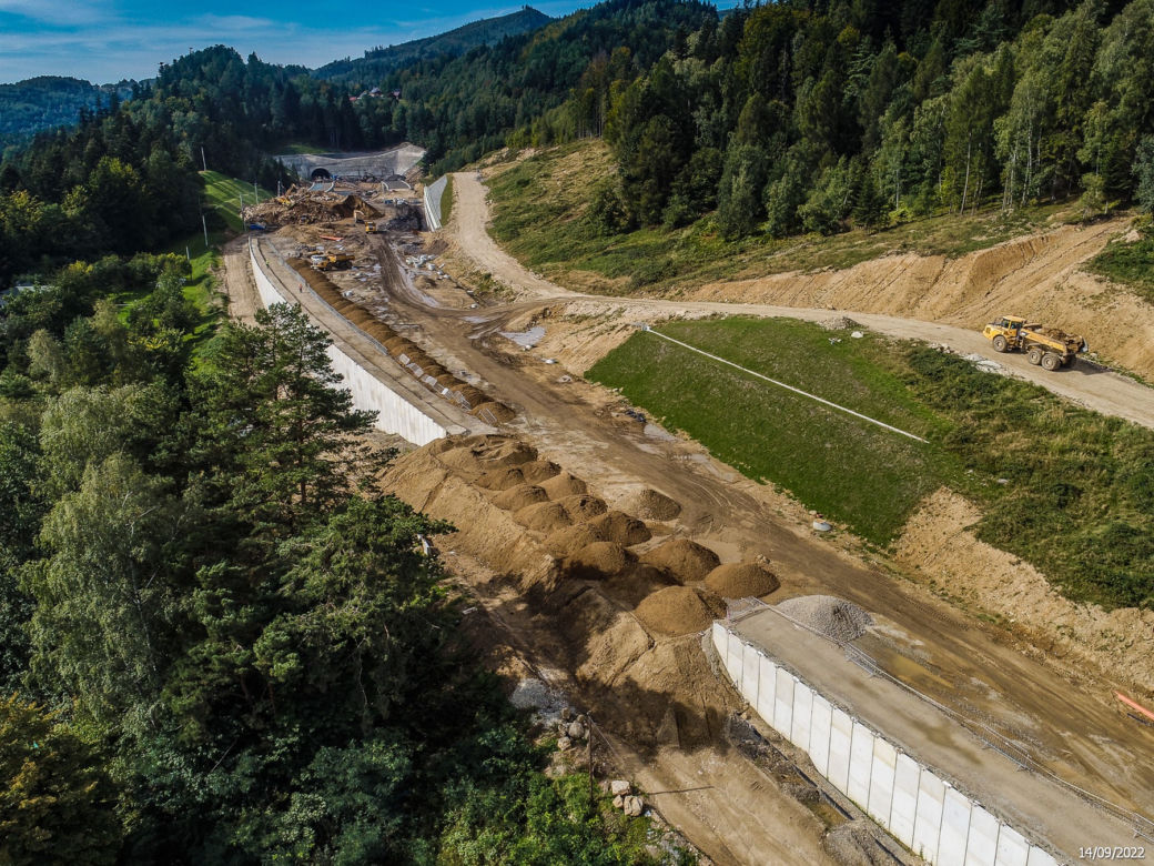 Budowa trasy S1 w Beskidach