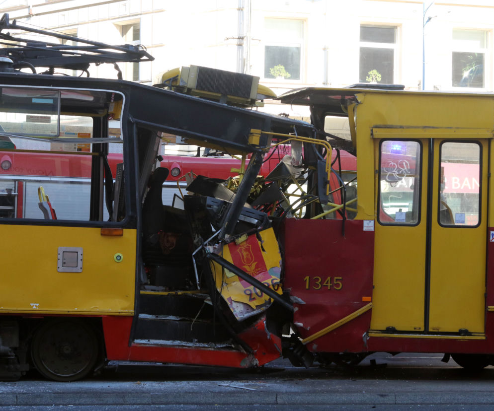 Zderzenie tramwajów na Woli