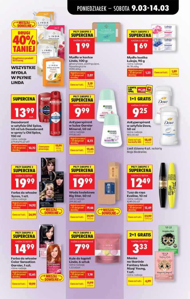 Biedronka - gazetka promocyjna 9.03.2026