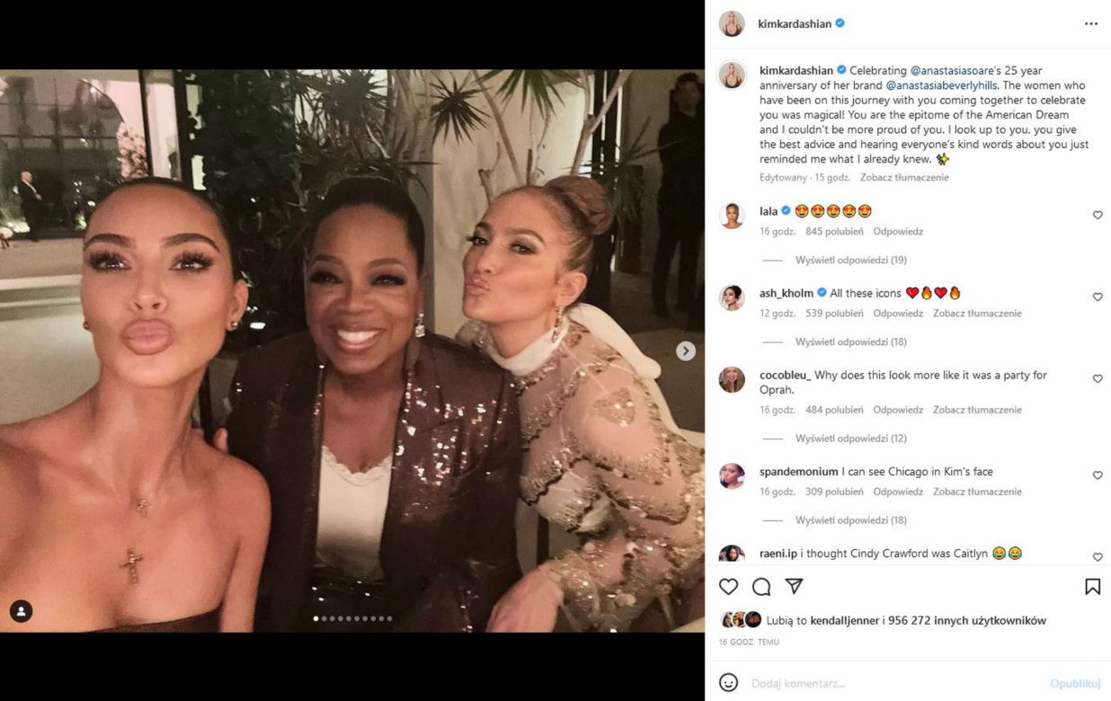 Awantura gwiazd! Kim Kardashian wycięła J.Lo ze wspólnego zdjęcia. Zazdrosna?