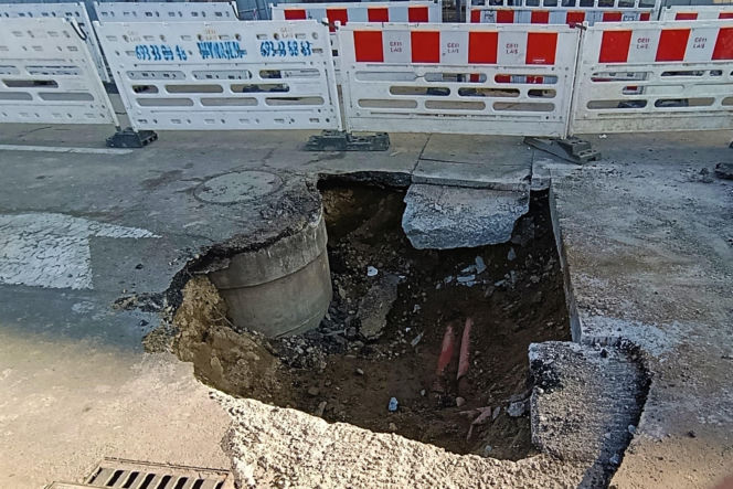 Zapadlisko na al. Powstańców Wlkp.