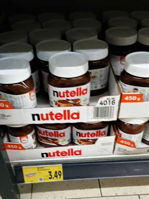 Ceny Nutelli w Niemczech