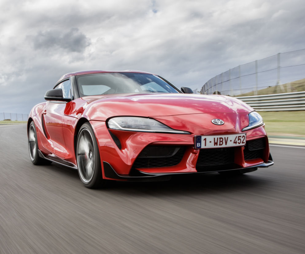 Toyota GR Supra w kolorze Renaissance Red