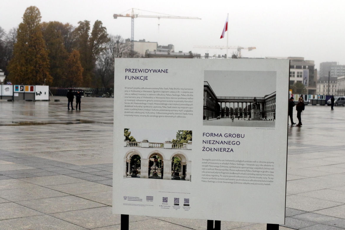 Będzie parking pod Placem Piłsudskiego? Ma się tym zająć inwestor odbudowujący Pałac Saski