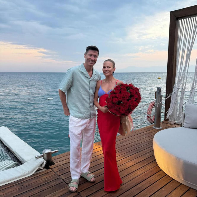 Robert Lewandowski z ojcem i zdjęcia z dzieciństwa