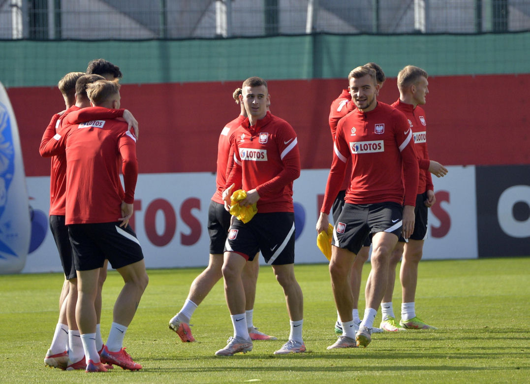 Trening reprezentacji na stadionie Legii