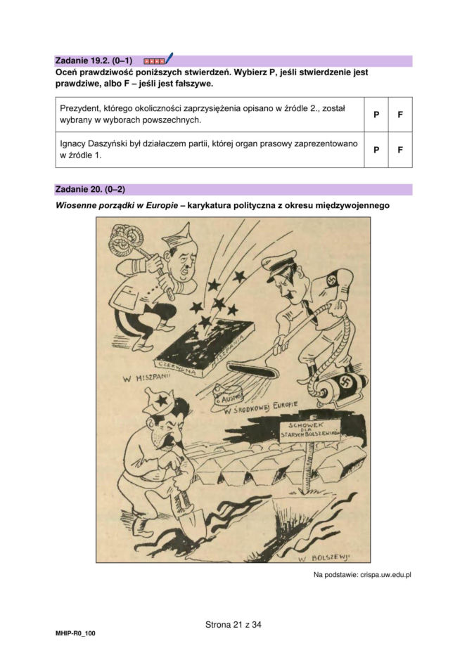 Matura 2026 z rozszerzonej historii: arkusze CKE [Formuła 2023] 18.05.2026