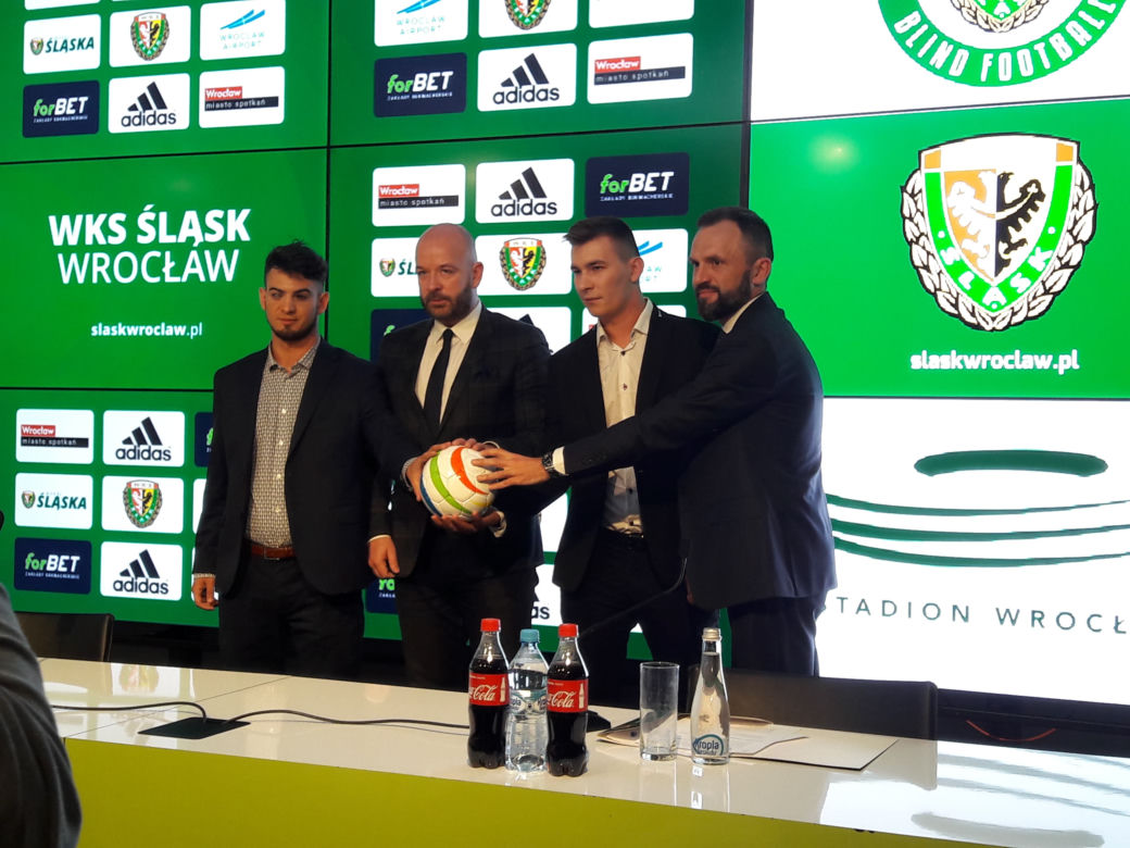 Nowa sekcja sportowa Śląska Wrocław. Powstała drużyna Blind Football-u [AUDIO, ZDJĘCIA]