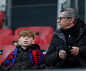 Kibice na meczu Piast Gliwice - Legia Warszawa