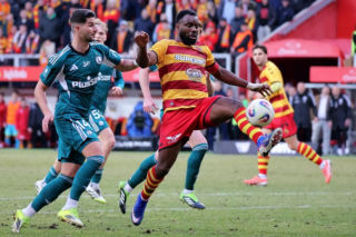 Afimico Pululu wśród najlepszych piłkarzy 23. kolejki Ekstraklasy 