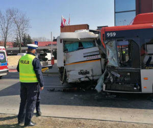 Rzeszów. Wypadek autobusów na Al. Rejtana [GALERIA]