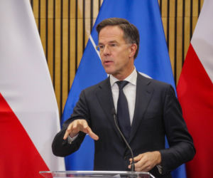 Szef NATO na mazurskim poligonie. Mark Rutte ostrzegł Putina: „Jesteśmy zjednoczeni i gotowi