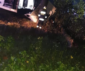 Korycin. Śmiertelny wypadek na DK8. 18-latek nie żyje, 11-latka w szpitalu [ZDJĘCIA]